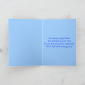 あなたの新しく楽な仕事のおめでとう カード (内部)