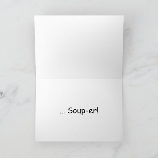 あなたの新年がスープえーあることを望んで下さい! カード (内部)