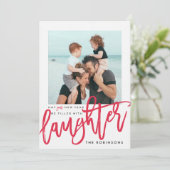 あなたの新年は笑い声で満ちているように シーズンカード (スタンド正面)