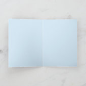 あなたの方向挨拶状で常に信じて下さい サンキューカード (内部)