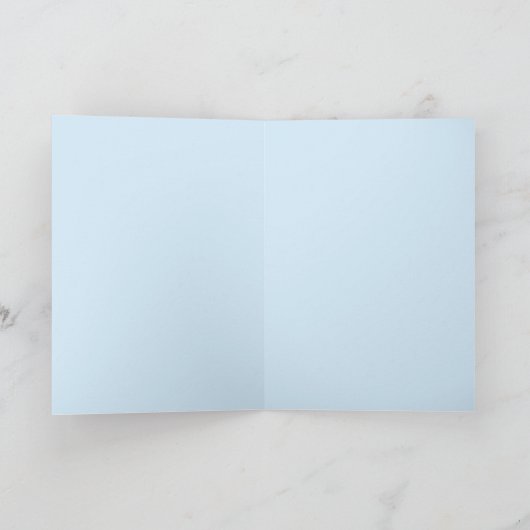 あなたの方向挨拶状で常に信じて下さい サンキューカード (内部)