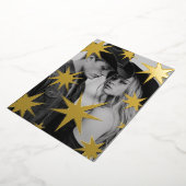 あなたの日々が陽気で輝かしい金箔ステッカー 箔シーズンカード (回転した状態)