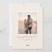 あなたの日がクリスマスメリーのカーカラフルドになること シーズンカード (裏面)