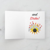 あなたの日がメリーとストライキ – ボウリングをする人、 クリケットの投手 シーズンカード (内部)