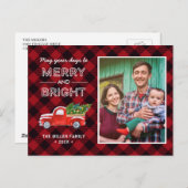 あなたの日が明るいメリークリスマスフォトでありますように ポストカード (正面/裏面)