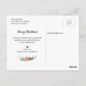 あなたの日が明るいメリークリスマスフォトでありますように ポストカード (裏面)