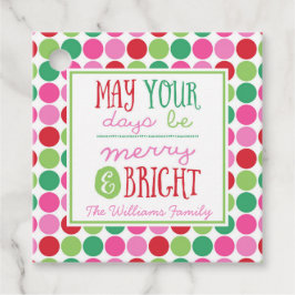 あなたの日が明るいメリー休暇でありますように フェイバータグ