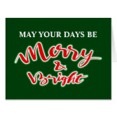 あなたの日が明るいメリー引用文クリスマスでありますように (正面横)