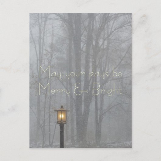 あなたの日が明メリーるい休日でありますように シーズンポストカード (正面)