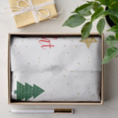 あなたの日が明メリーるい木の金ゴールド星でありますように 薄葉紙 (ギフト)