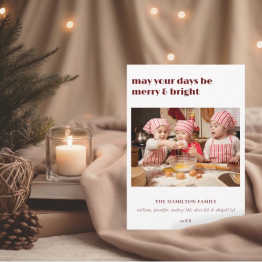 あなたの日が&明るいメリークリスマスカードになること 招待状