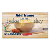 あなたの日のカスタムな磁気名刺を焼くこと マグネット名刺 (正面)