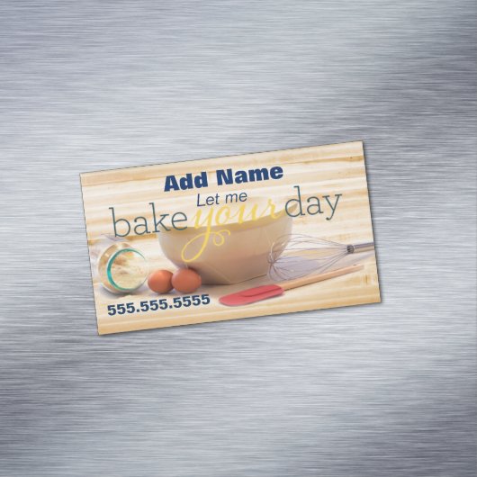 あなたの日のカスタムな磁気名刺を焼くこと マグネット名刺 (インサイチュ)