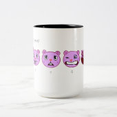 あなたの日はいかに行っていますか。 ツートーンマグカップ (中央)