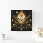 あなたの日をつけて下さい スクエア壁時計 (ホーム)