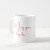 あなたの日メリーが&明るいセラミックマグカップ コーヒーマグカップ (正面左)