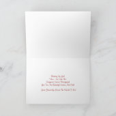 あなたの日没の写真の考えること友情の挨拶 カード (内部)