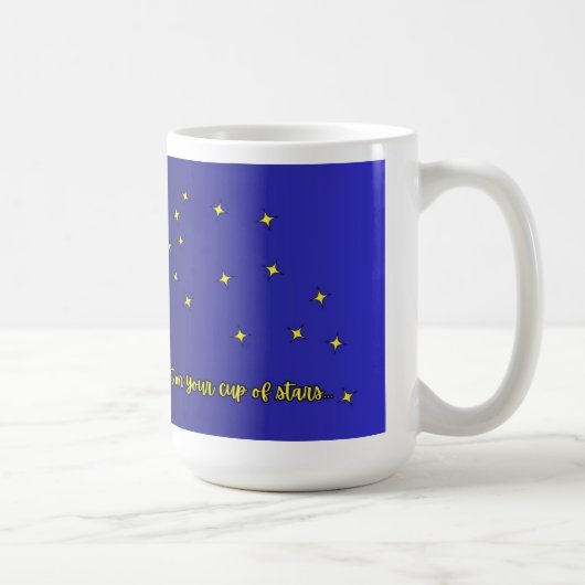 あなたの星のカップを貫くマグカップ コーヒーマグカップ (右)