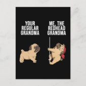 あなたの普通のばあちゃん 私 赤毛のばあちゃん プー ポストカード (正面)