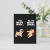 あなたの普通のばあちゃん 私 赤毛のばあちゃん ポストカード (スタンド正面)