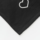 あなたの曲コードカスタムフォトカップル彼女のためのギフト フリースブランケット (角)