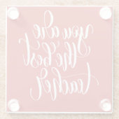 あなたの最も最高のな先生はです ガラスコースター (裏面)