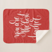 あなたの最も最高のな先生はです シェルパブランケット (正面(横))