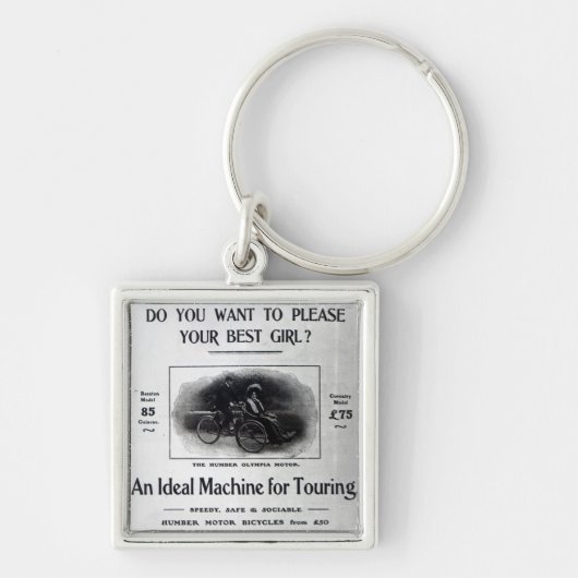 あなたの最も最高のな女の子を喜ばしたいと思いますか。 キーホルダー (正面)