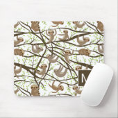 あなたの最初の|微笑の怠惰パターンを加えて下さい マウスパッド (マウス)