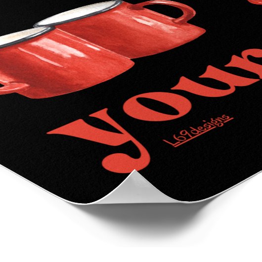 あなたの最高のポットのコーヒーパンおもしろい引用文で私を打つ ポスター (角)