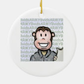 あなたの木のための猿 セラミックオーナメント (裏面)