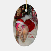 あなたの木のオーナメントの下のInkerbella セラミックオーナメント (右)