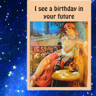 「あなたの未来に誕生日を見る」 カード