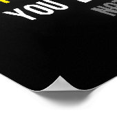 あなたの未来は今日の仕事によって作成される引用文 ポスター (角)