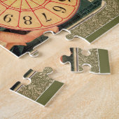 あなたの未来-占い師のパズル--を知って下さい ジグソーパズル (側面)