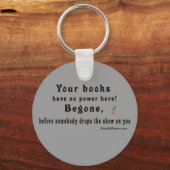 あなたの本は力を持っていない – W/Blood Drops Keychain キーホルダー (正面)