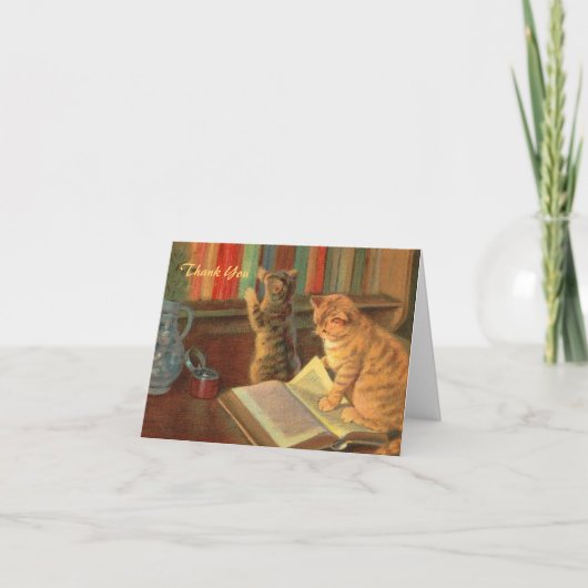 あなたの本を貸してくれてありがとう サンキューカード (正面)