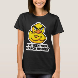 あなたの検索履歴を見てしまったアングリーラバーダック Tシャツ