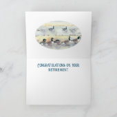 あなたの楽しむ退職幸福野鳥観察グースカード カード (内部)