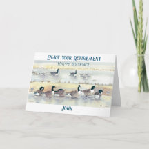 あなたの楽しむ退職幸福野鳥観察グースカード