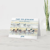 あなたの楽しむ退職幸福野鳥観察グースカード カード (正面)