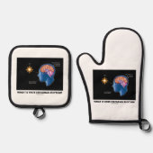 あなたの概日リズムは何なの? 鍋つかみ&鍋敷きセット (正面)