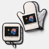 あなたの概日リズムは何なの? 鍋つかみ&鍋敷きセット (正面/裏面)