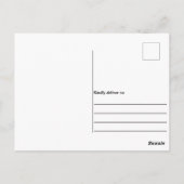 あなたの権利のために活字が立つ ポストカード (裏面)