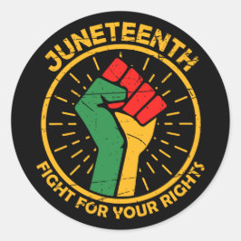 あなたの権利のための戦いグリーンイエローレッドジュネーブ ラウンドシール