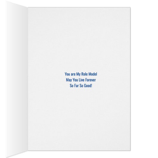 あなたの権利の誕生日の挨拶状に運動させて下さい (内側 (右))