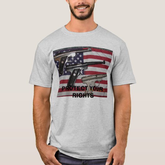 あなたの権利を保護して下さい Tシャツ (正面)