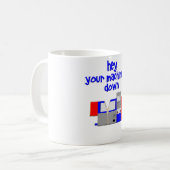 あなたの機械 コーヒーマグカップ (正面左)