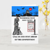 あなたの次に打つ手熟考か。 カード (黄色い花)