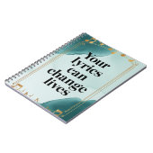 あなたの歌詞は人生を変える オプション2 ノートブック (左側)